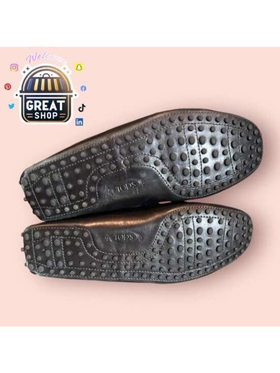 OMG! Tod’s Men Loafers Size 7 1/2 US 41 EU Elegant Dress Shoes Made In Italy main image 13
